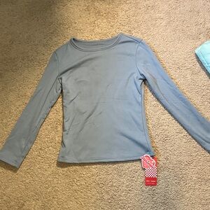 Light Blue Long Sleeve Top